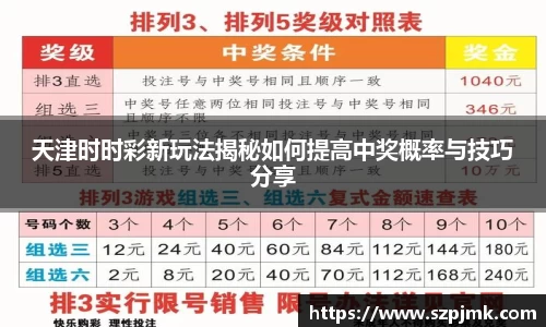 天津时时彩新玩法揭秘如何提高中奖概率与技巧分享